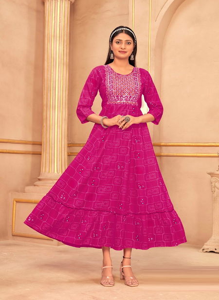 Banwery Nayanthara 22 Festive Wear Wholesale Embroidery Anarkali Kurtis
 Catalog